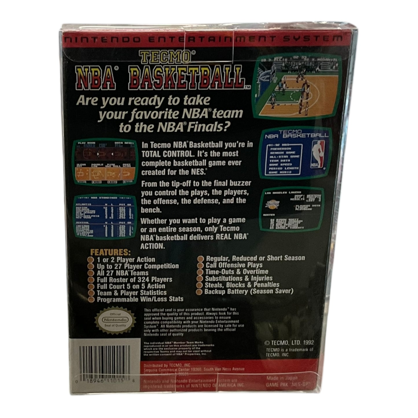 Nintendo Tecmo NBA Basketball