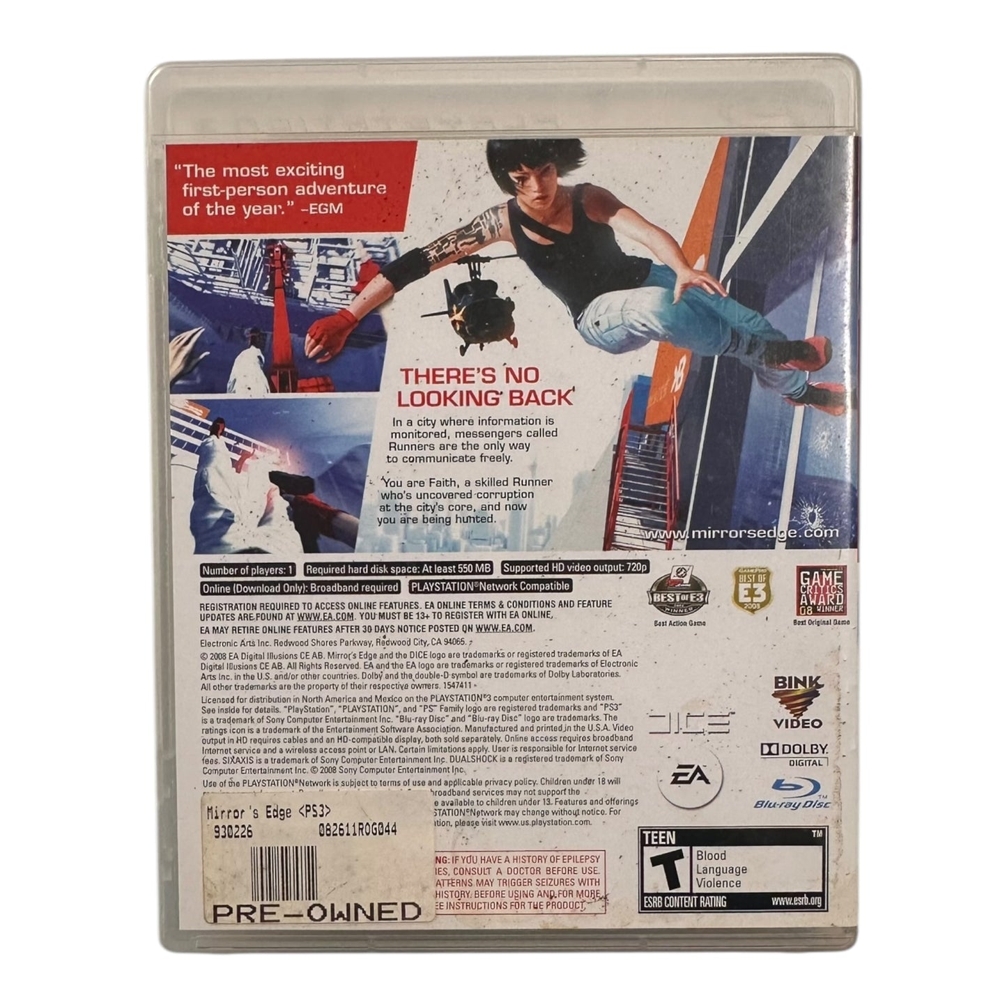 Mirrors Edge PS3