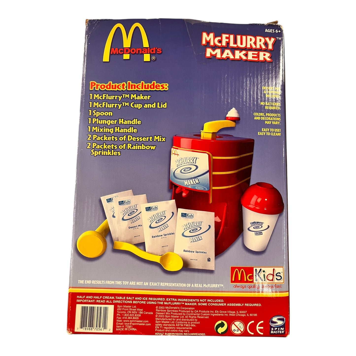 2003 Mcdonalds McFlurry Machine Maker