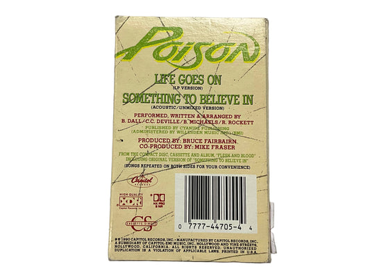 Poison Life Goes On Tape
