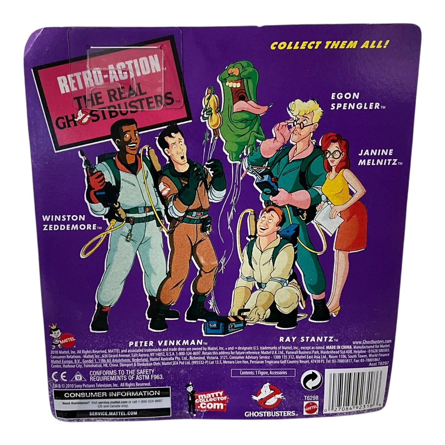 2010 The Real Ghostbusters Ray Stantz Action Figure
