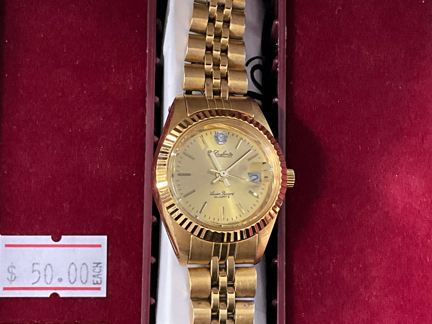 Early 2000’s Dufonte Gold Plated Watch