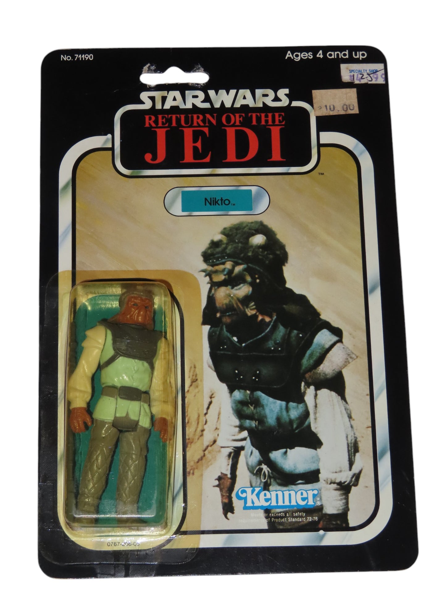 Vintage Starwars Return Of The Jedi Nikto Figure