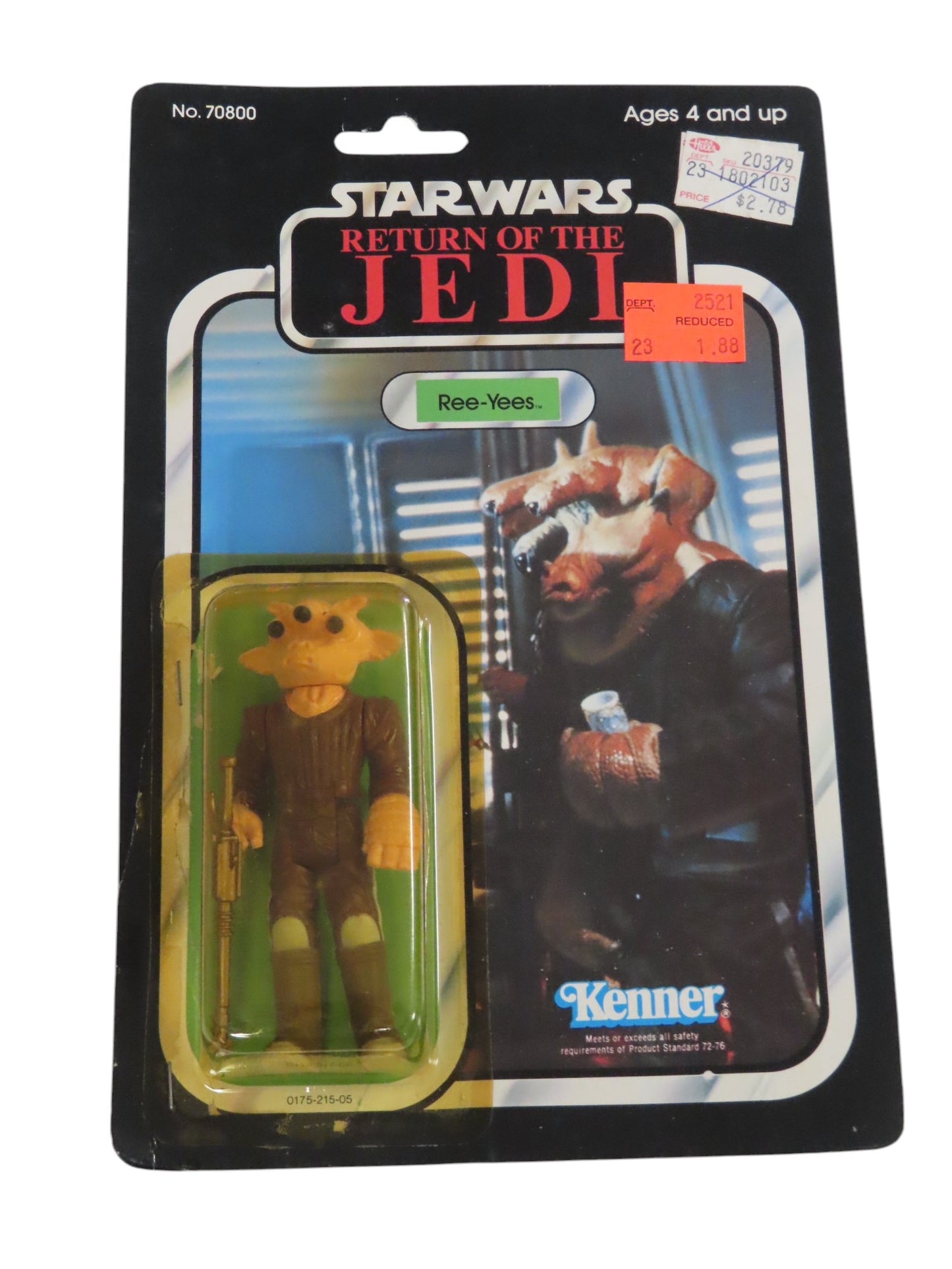 Vintage Starwars Return Of The Jedi Ree Yees Figure