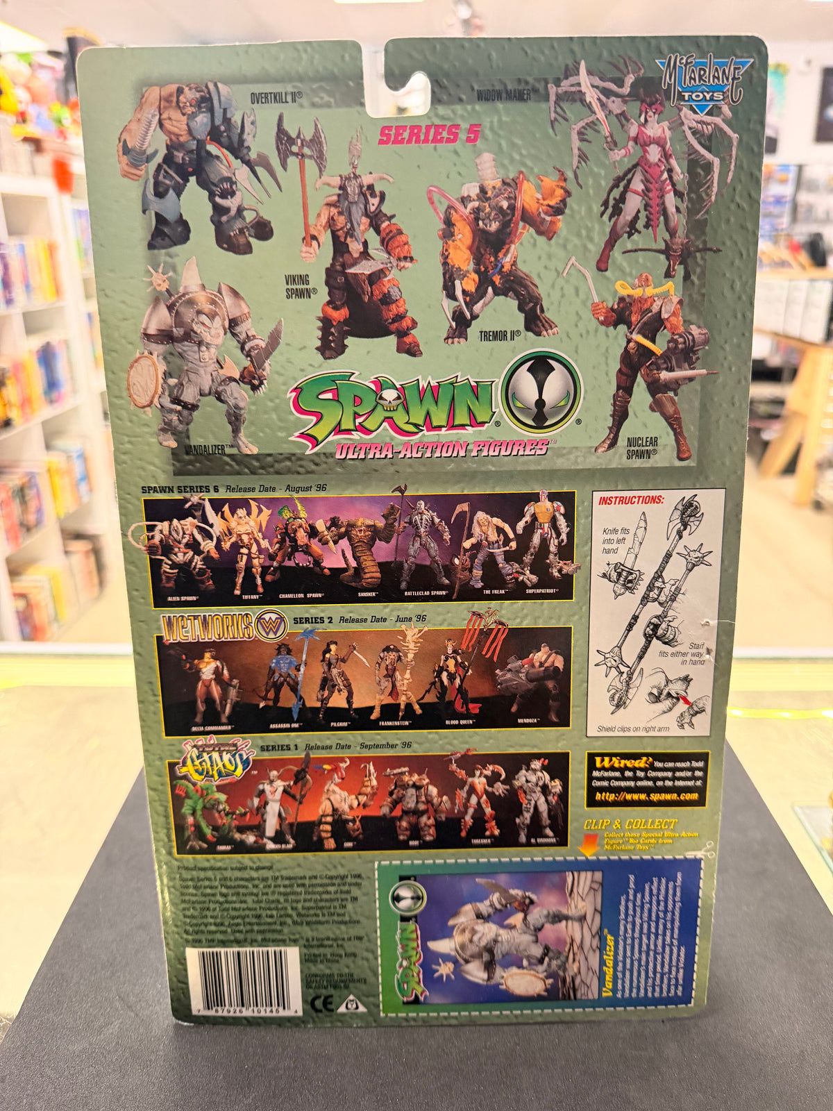 1996 Todd Macfarlane Toys Spawn Ultra Action Figures VANDALIZER
