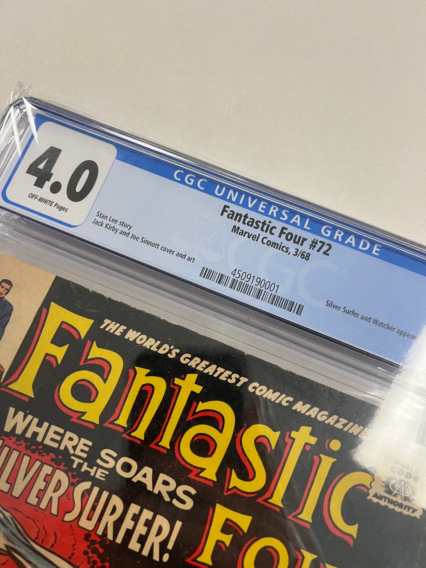 Fantastic Four #72 Grade 4.0