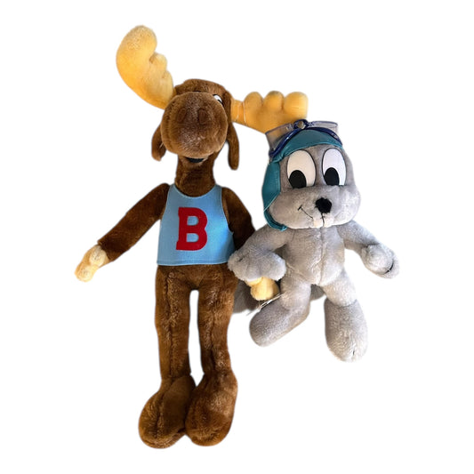 Bullwinkle & Rocky Plush Set
