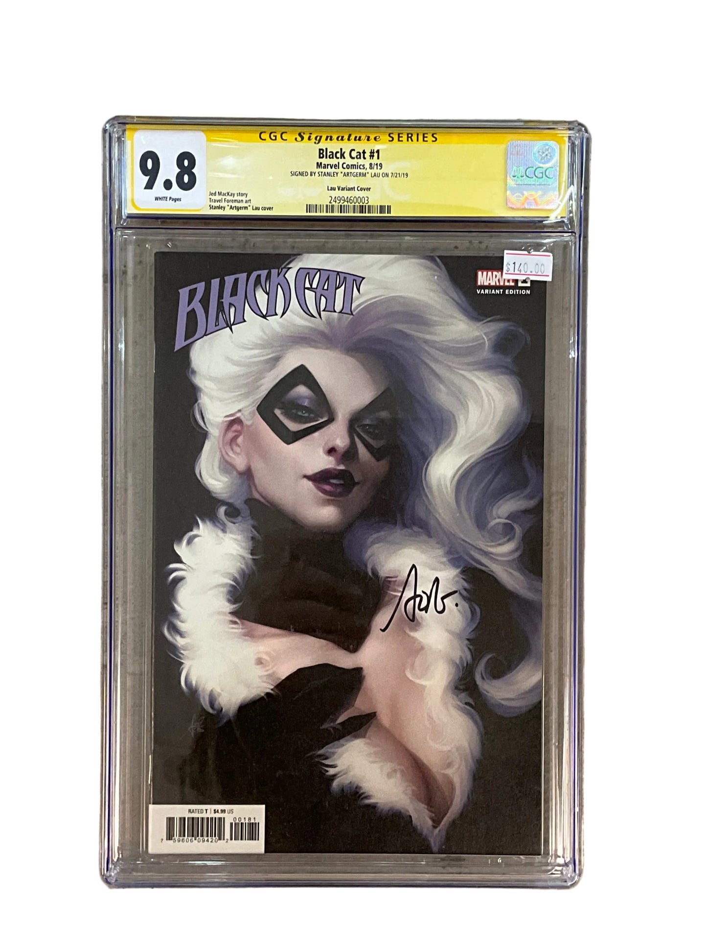 Black Cat #1 Signed CGC 9.8