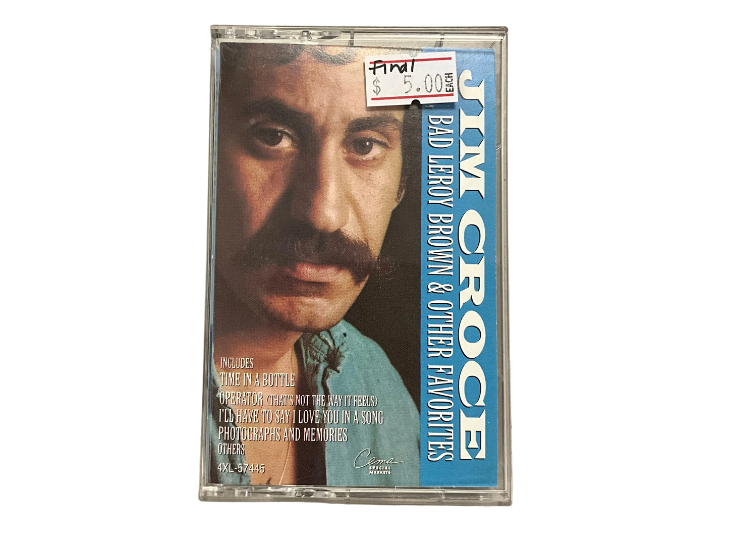 Jim Croce Bad. Bad Leroy Brown & Other Favorites Tape