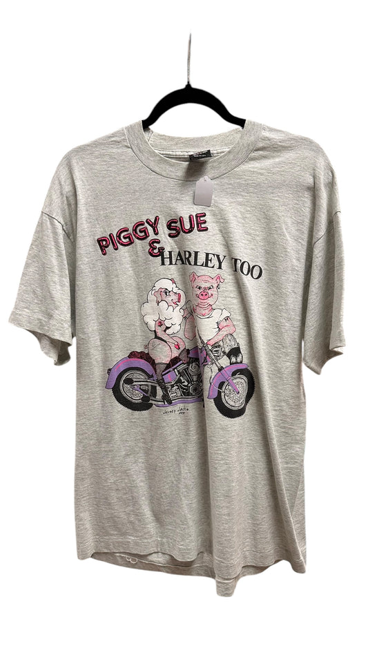 Piggy Sue & Harley Too Vintage Tee