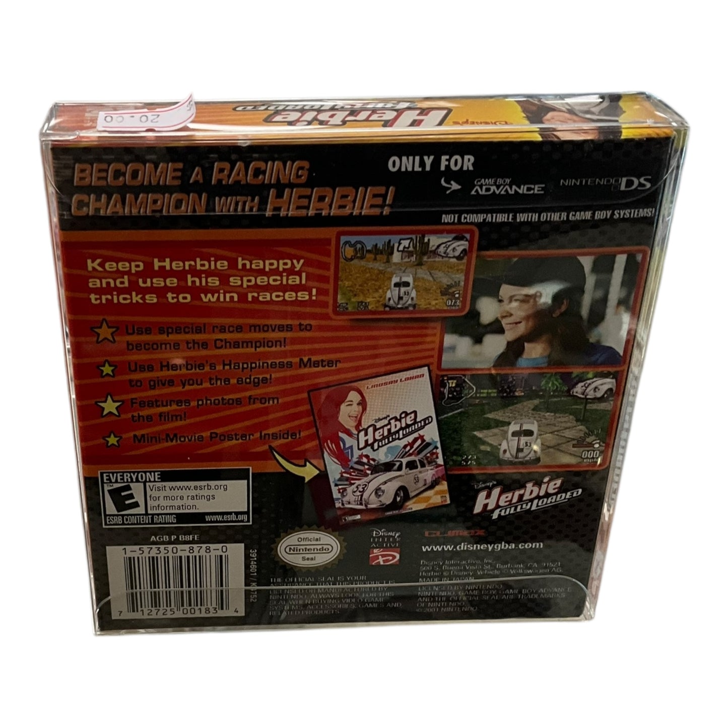 Gameboy Advance Herbie Fully Loaded