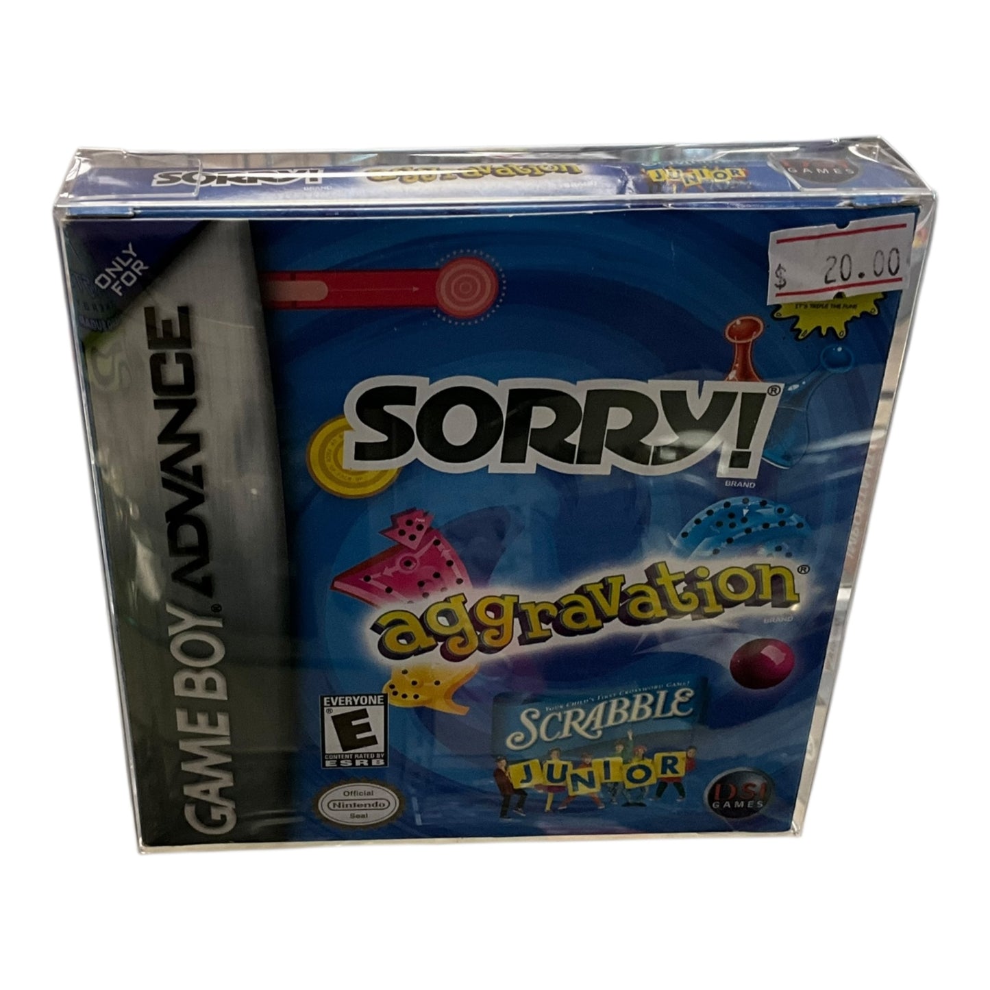 Gameboy Advance Sorry Aggravation Scramble 3 In 1