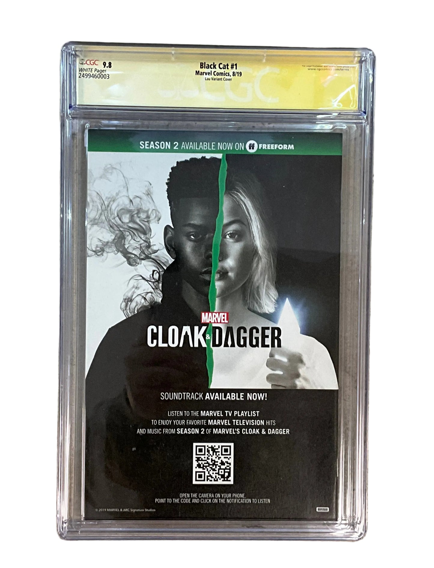 Black Cat #1 Signed CGC 9.8