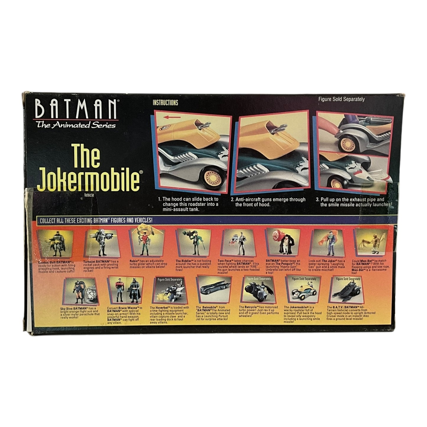 1992 Batman Animated Series The Jokermobile