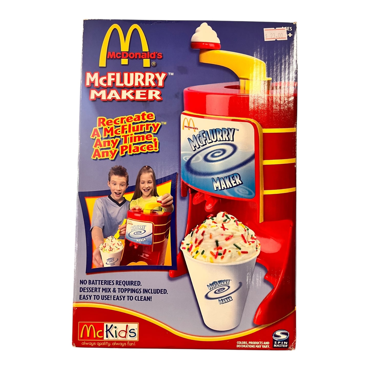 2003 Mcdonalds McFlurry Machine Maker