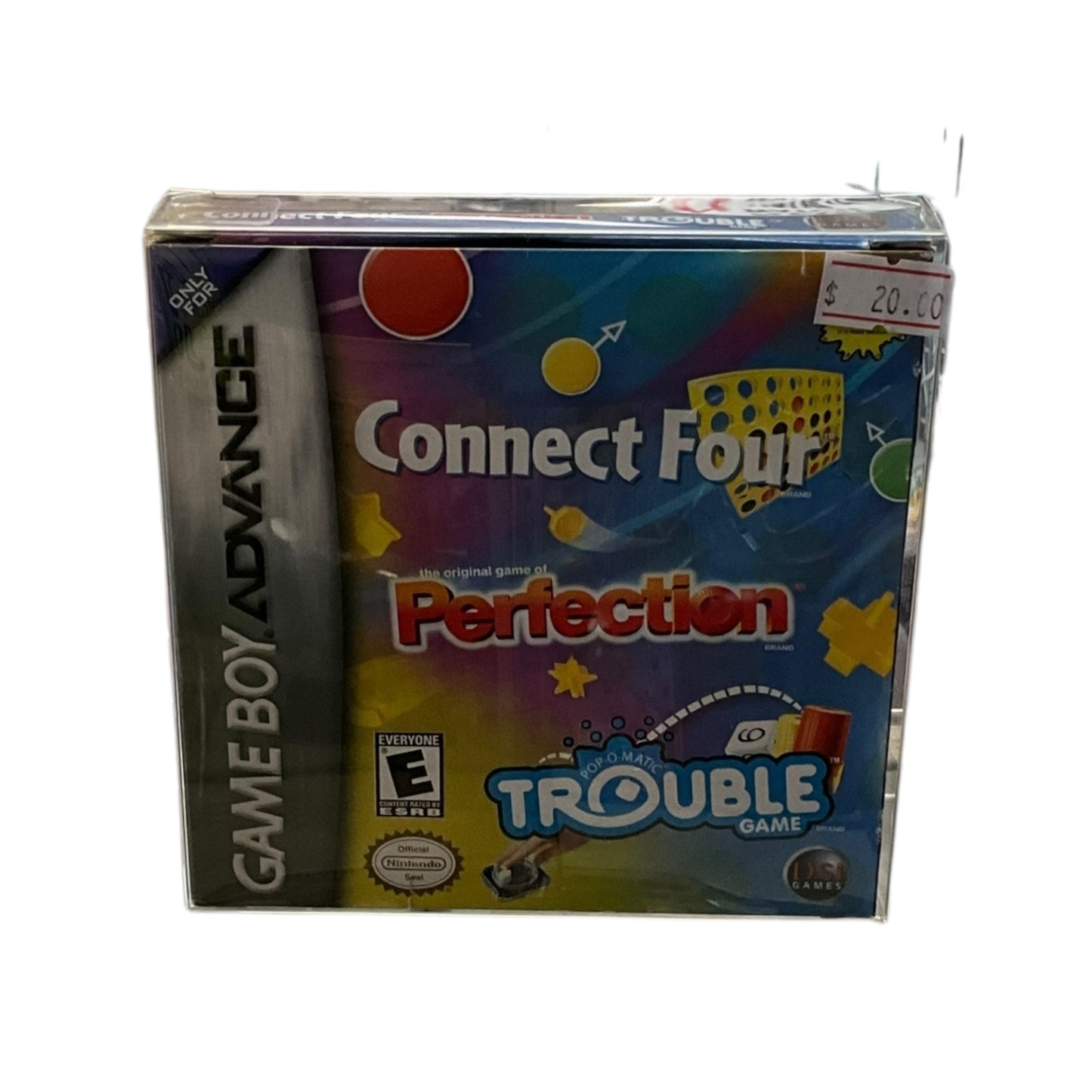 Gameboy Advance Connect Four Game Of Perfection Trouble 3 In One