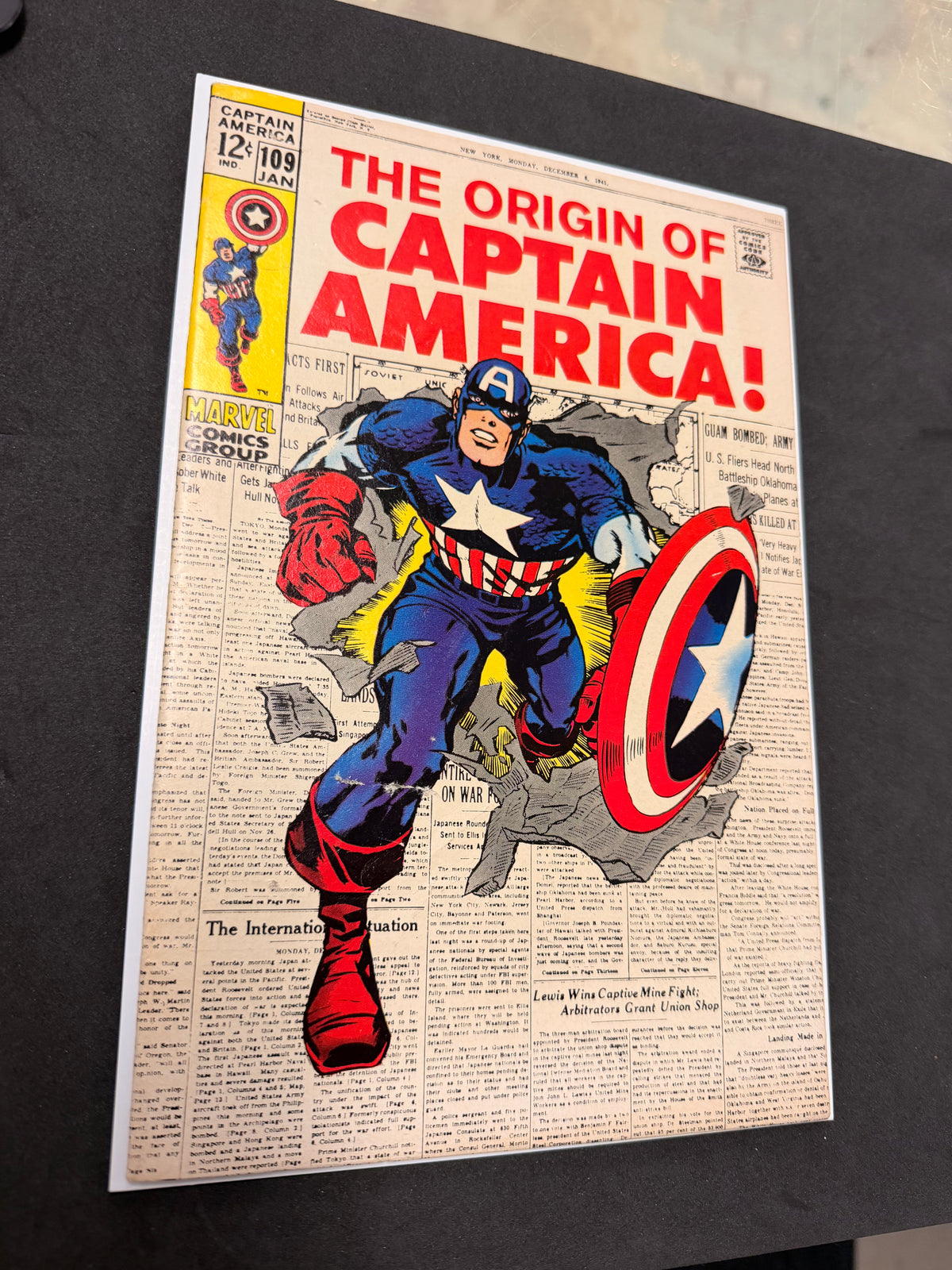 Marvel The Origin of Captain America Issue #109