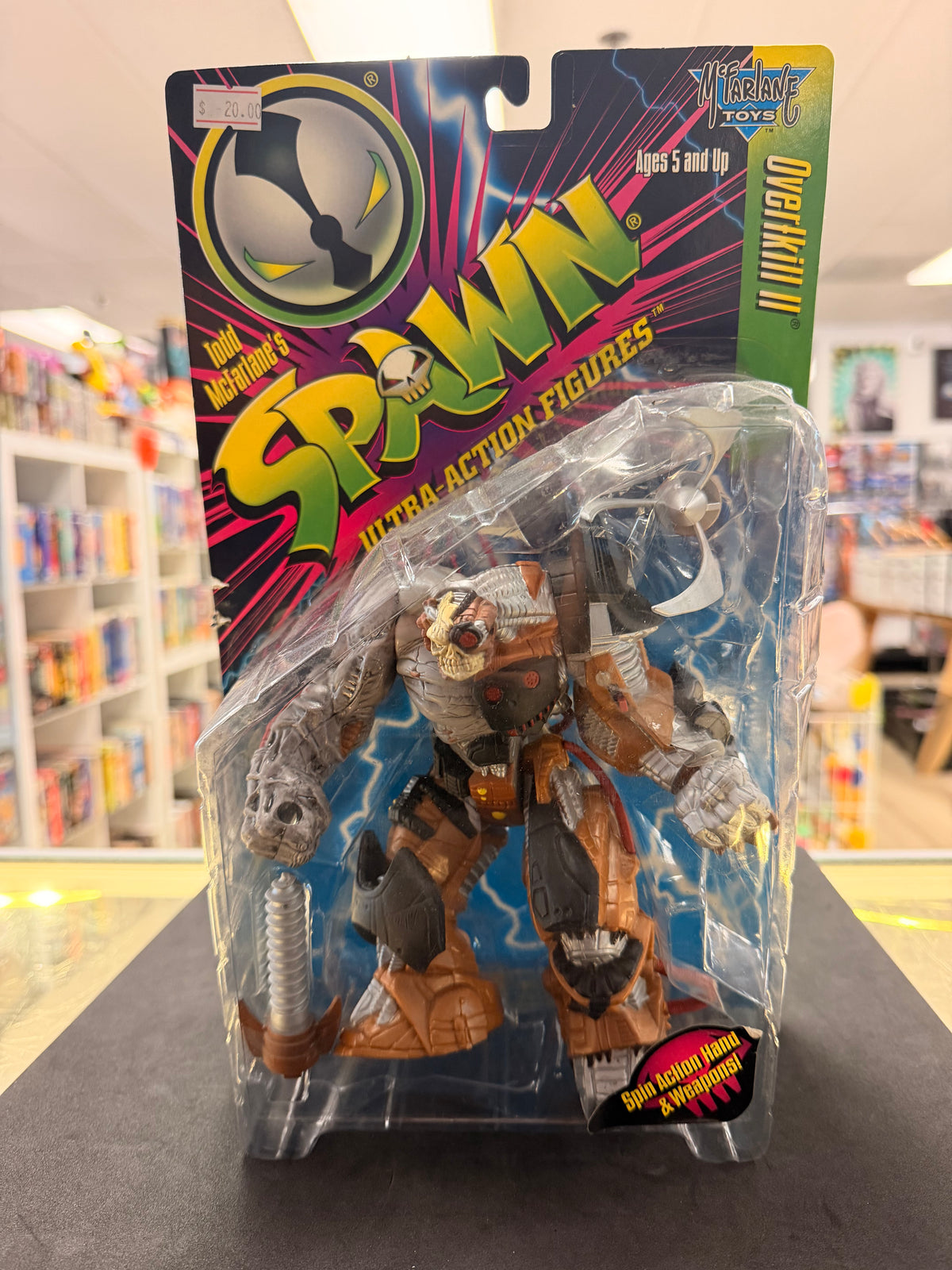 1996 Todd Macfarlane Toys Spawn Ultra Action Figures OVERTKILL II