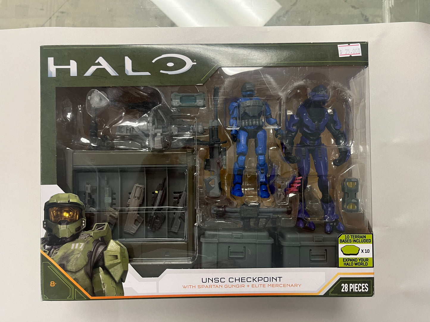 Halo UNSC Checkpoint w/ Spartan Gungir + Elite Mercenary (2021 Release)